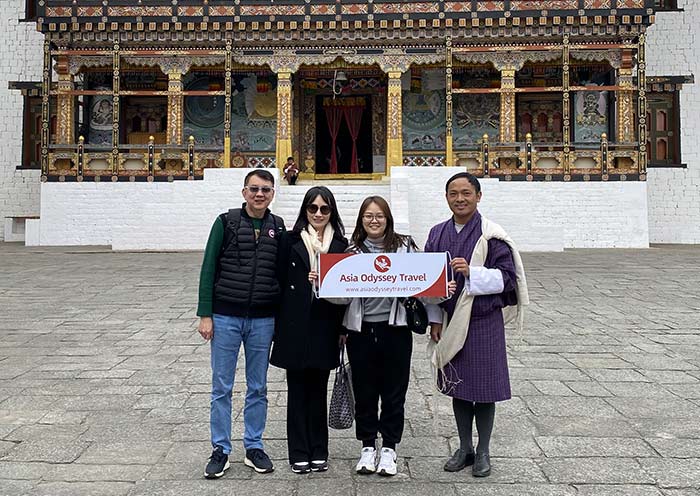 AOT Guests at Thimphu Dzong, Bhutan AOT Guests at Thimphu Dzong, Bhutan