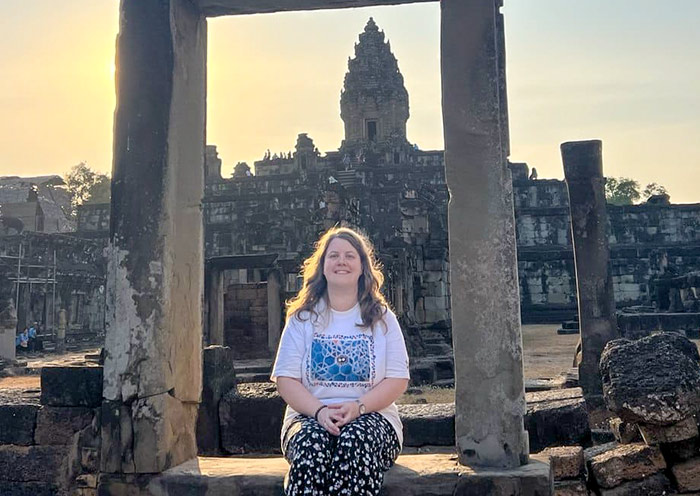 Our Guests in Front of the Iconic Angkor Wat Our Guests in Front of the Iconic Angkor Wat