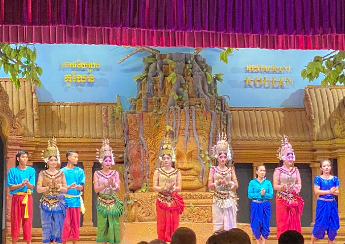 Khmer traditional dance performanc