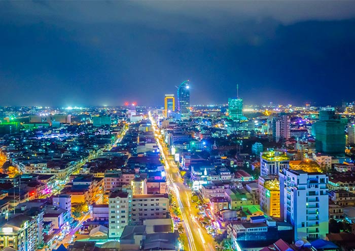 Phnom Penh Night View