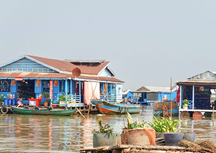 Floating Village at Tonle Sap Lake