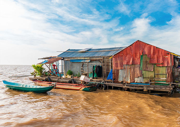 Floating Village at Tonle Sap Lake