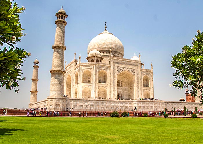 The beautiful Taj Mahal in India The beautiful Taj Mahal in India