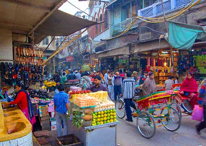 Chandni Chowk is one of the oldest and busiest markets in Old Delhi