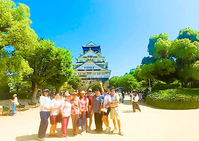 Our Guests in Osaka Castle Park