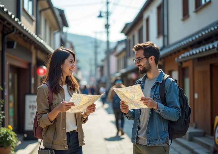 Pleasant Japan Travel Experience AI Art