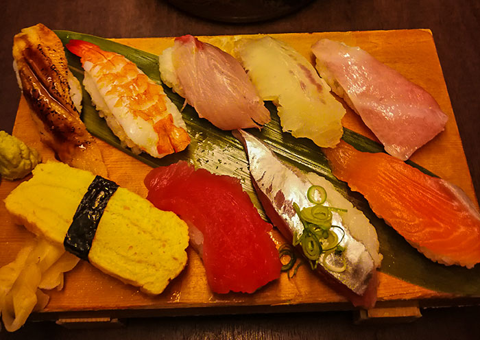 Artful Sushi Presentation