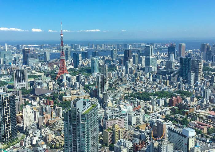 Bird's Eye View of Tokyo Tower