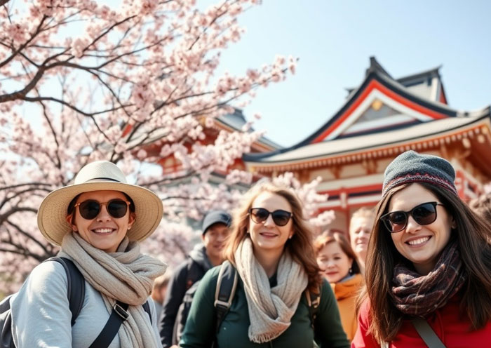 Sakura Bliss & Mount Fuji, Japan Travel Experience AI Art