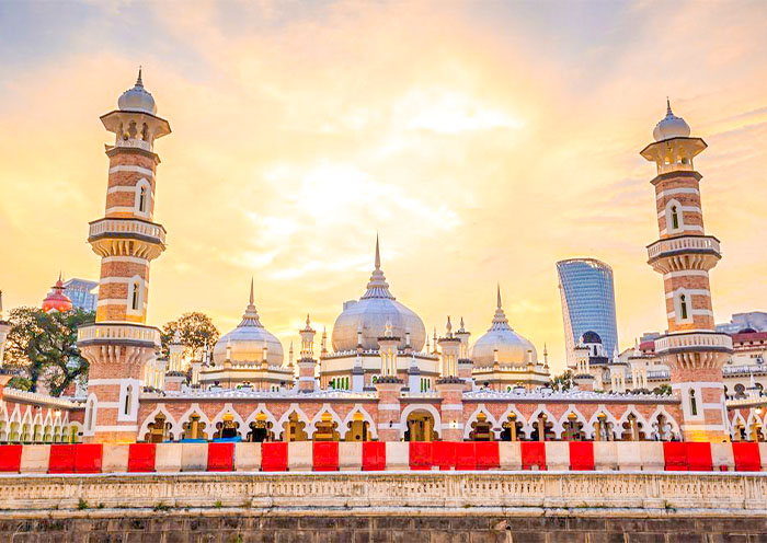 Jamek Mosque in Kuala Lumpur