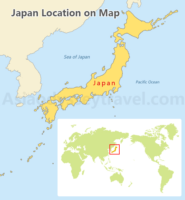 Japan Location Map