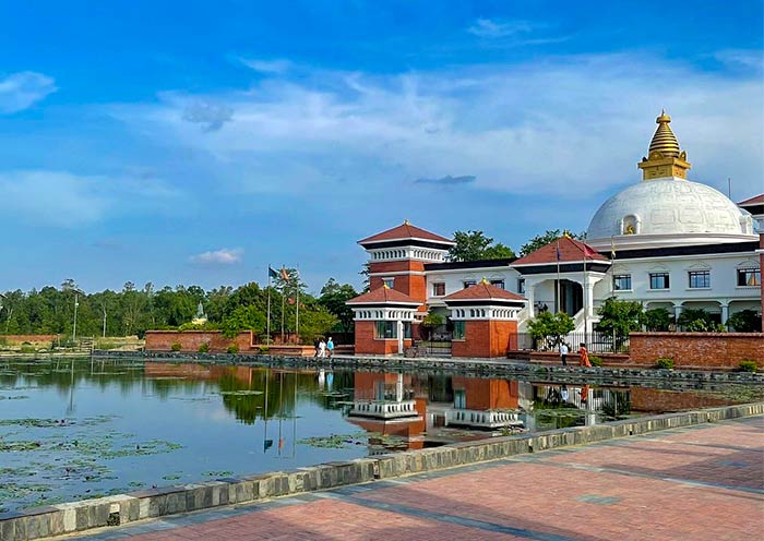 Visit various monasteries in different style in Lumbini