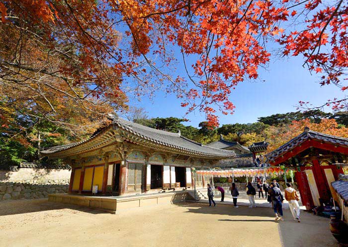 Bulguksa Temple Autumn View Bulguksa Temple Autumn View