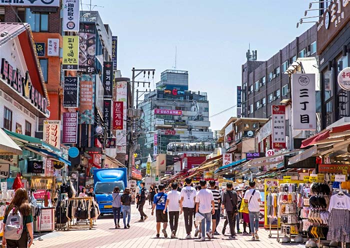 Hongdae Shopping Street, Seoul