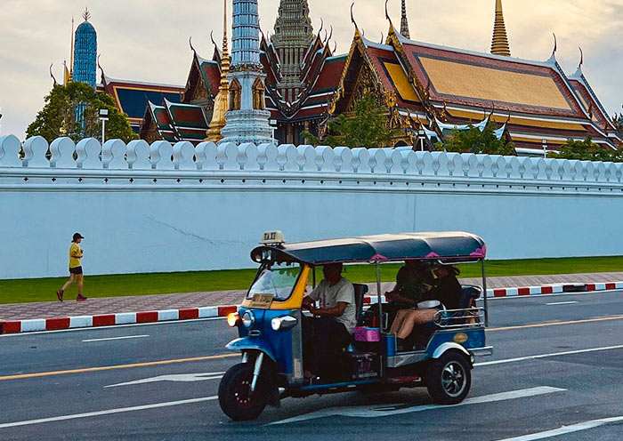 Tuk-tuk Ride outside Grand Palace