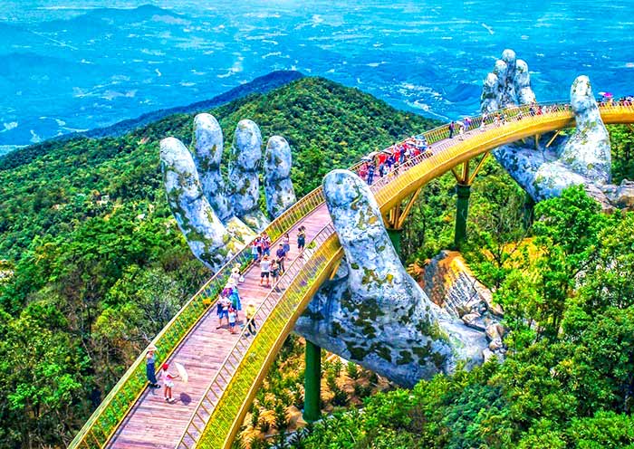 Golden Hands Bridge of Ba Na Hills