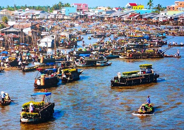 Cai Rang Floating Market, Vietnam