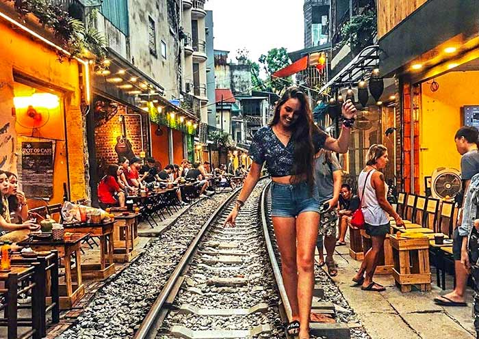 Visit Hanoi Train Street