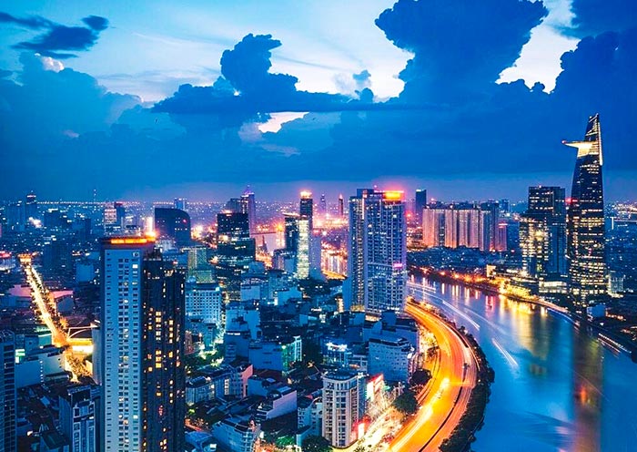 Ho Chi Minh City Night View