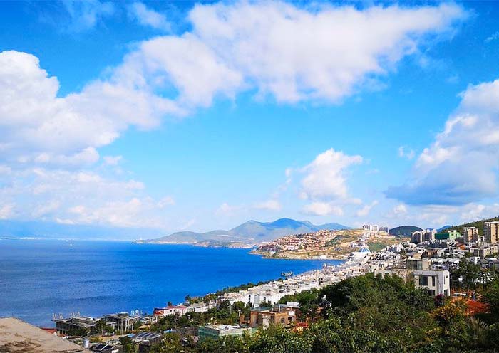 View of Erhai Lake from Dali