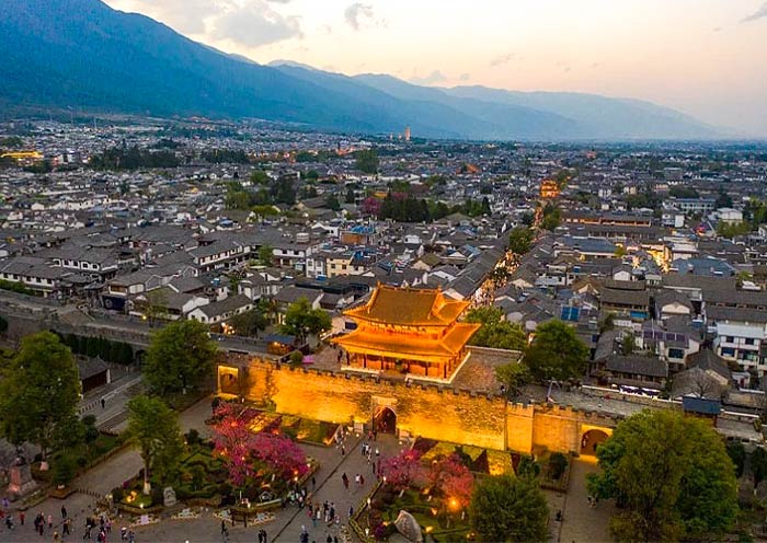 Dali Ancient Town at Night