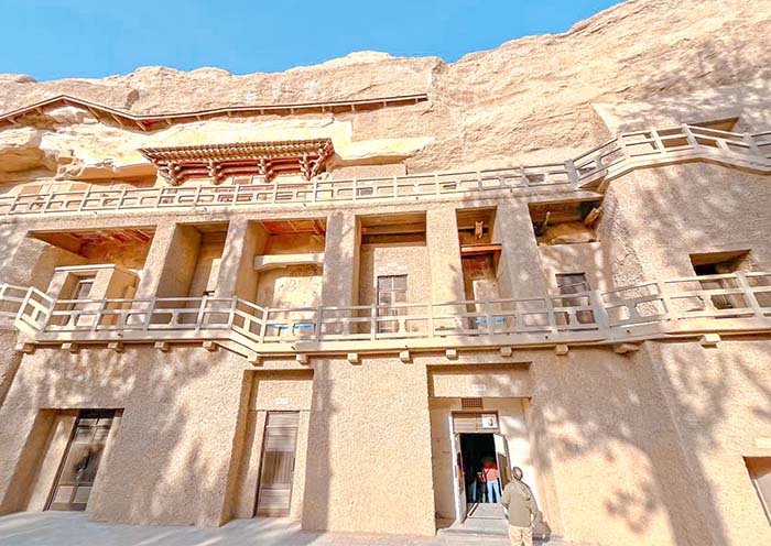 Way to the Mogao Grottoes