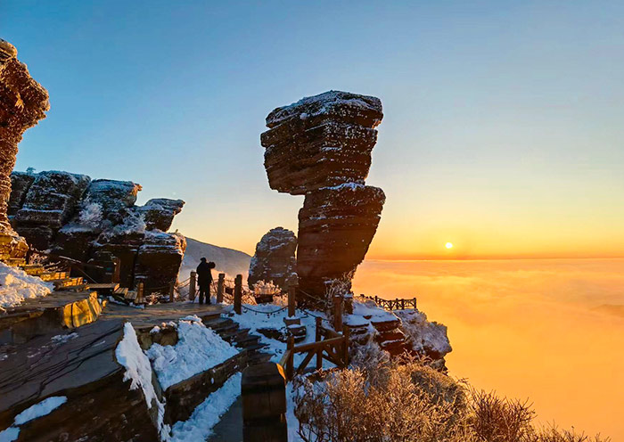 Fanjing Mountain Mushroom Stone