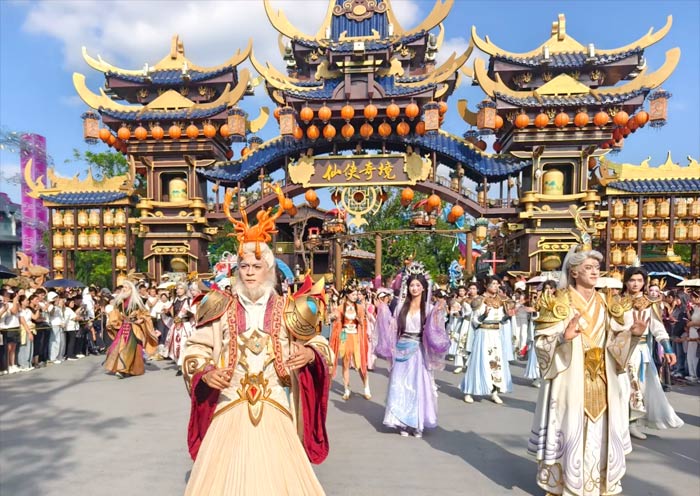 Wansuishan Martial Arts City in Kaifeng