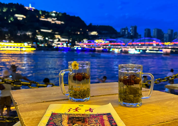 Try Lanzhou Sanpaotai Tea by the Yellow River 