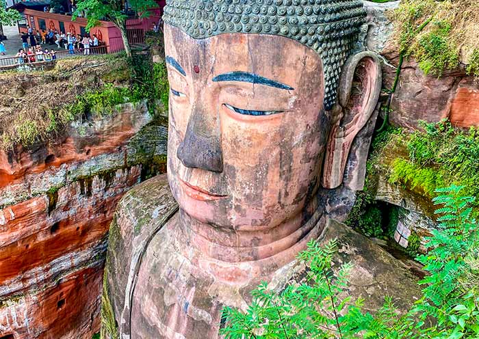 The largest stone Buddha statue in the world