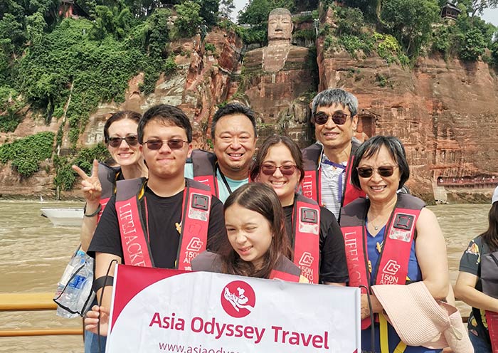 Leshan Giant Buddha overlooks the confluence of three rivers