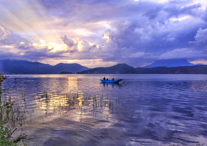 Lugu Lake, also known as Lugu Hu