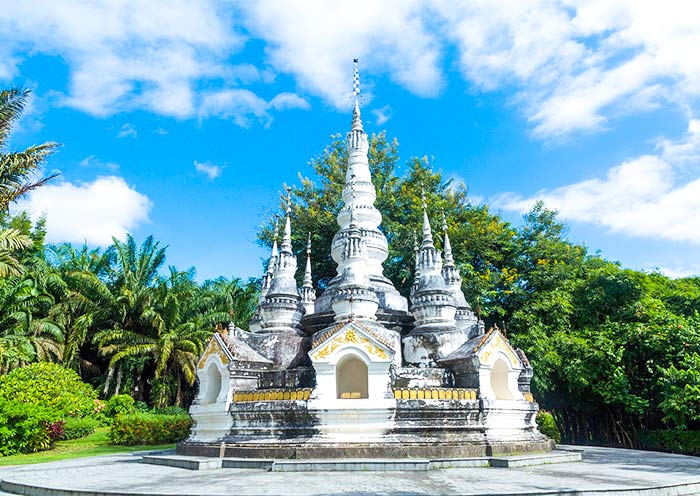 White Pagoda at the Manting Park, Xishuangbanna