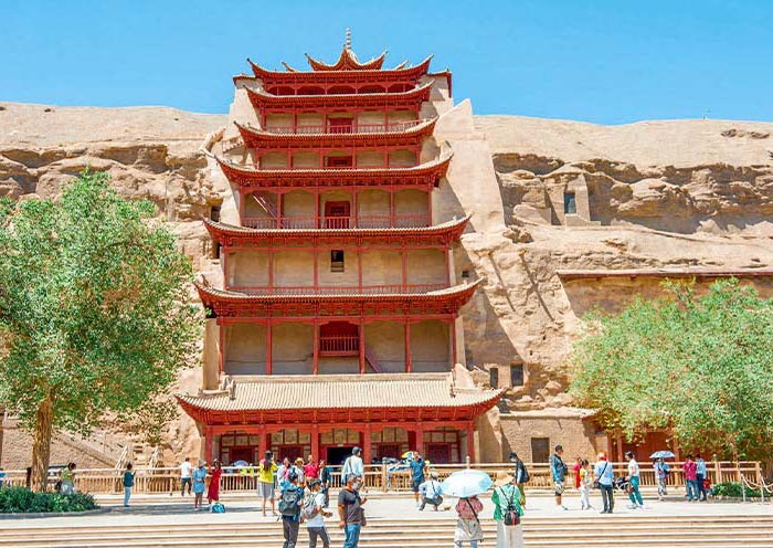 Mogao Caves, a UNESCO site in China