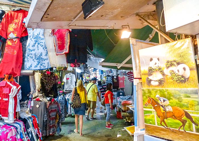 Stanley Market, traditional Chinese market in Hong Kong