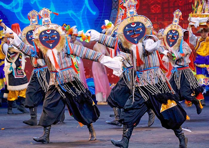 Mask Dance for Tibetan New Year Festival