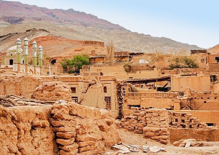 Uyghur houses in Mazar Village