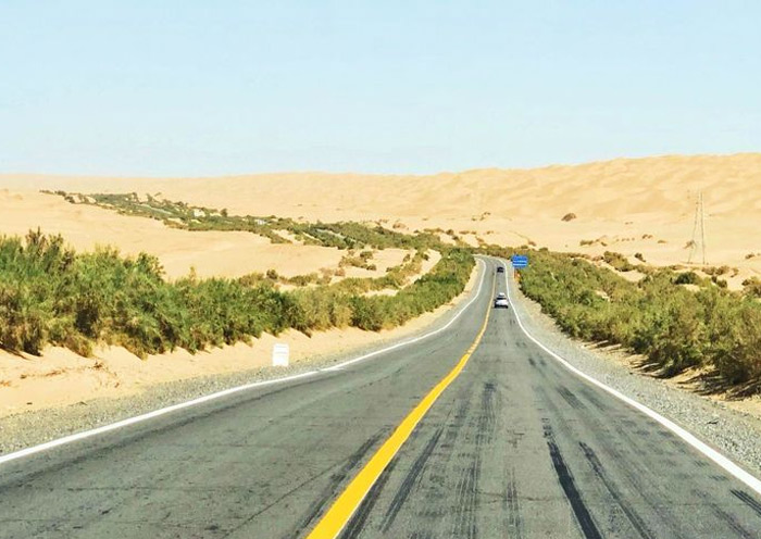 Xinjiang Desert Highway