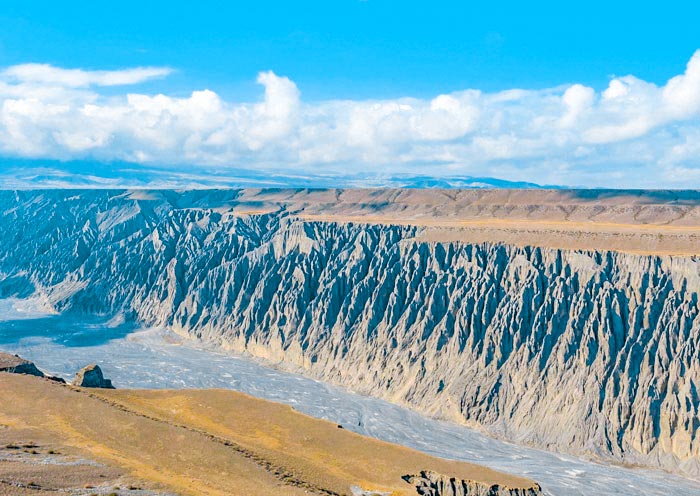 Dushanzi Grand Canyon in Xinjiang