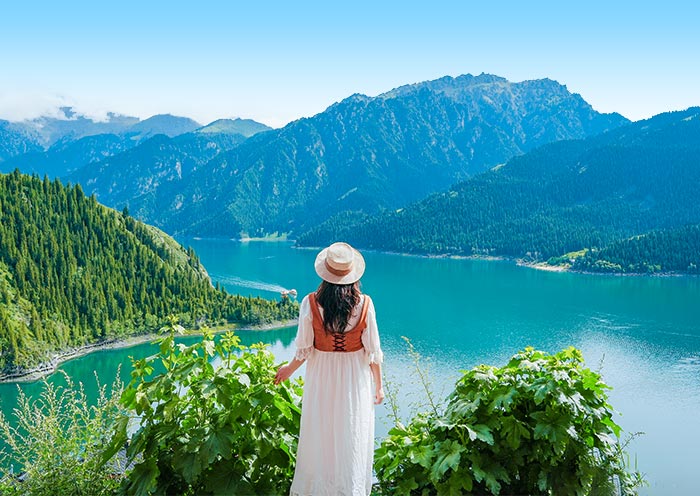 Summer in Heavenly Lake of Tianshan