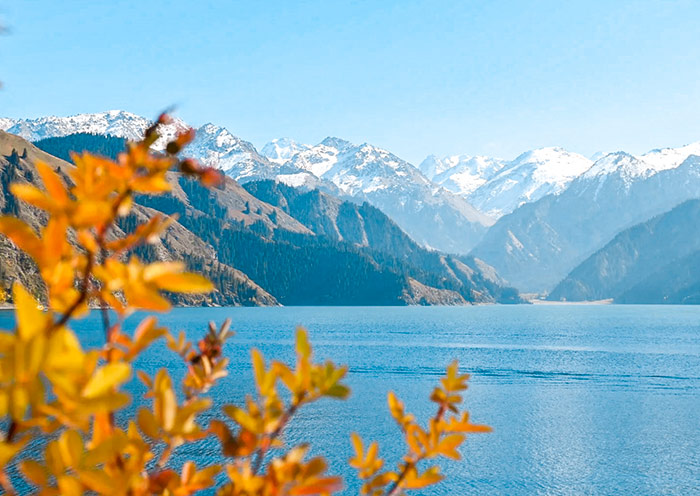 Heavenly Lake of Tianshan in Autumn