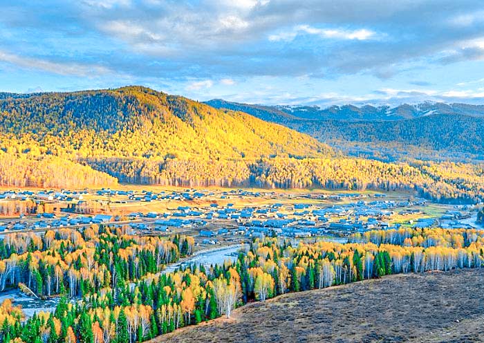 Autumn in Hemu Village, Xinjiang