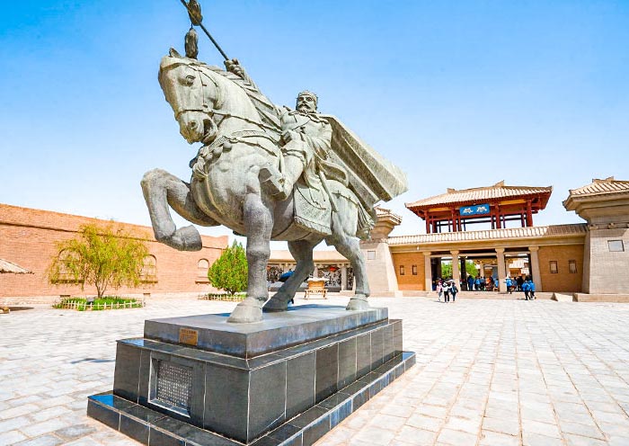 The Statue of Zhang Qian at Yangguan