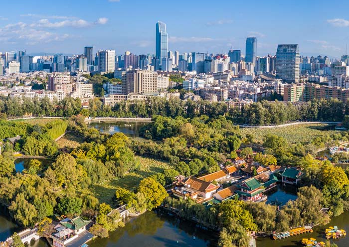 A Bird's-eye View of Kunming