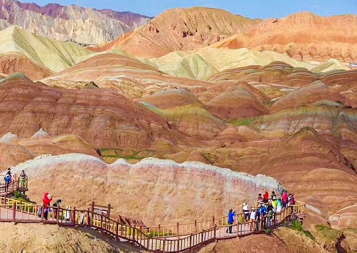 Viewing Platform, Zhangye Danxia Geopark