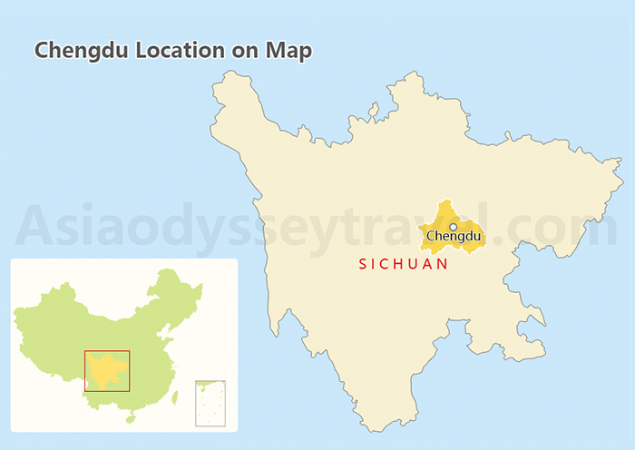 Chengdu Location Map