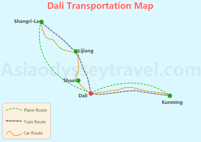Dali City Map