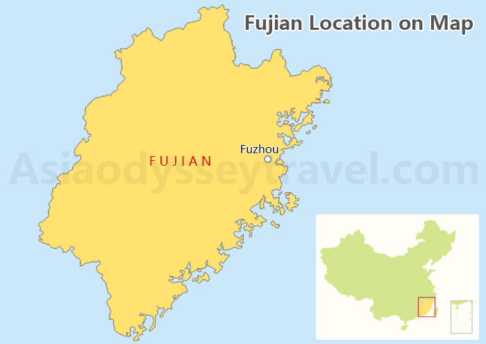 Fujian Map