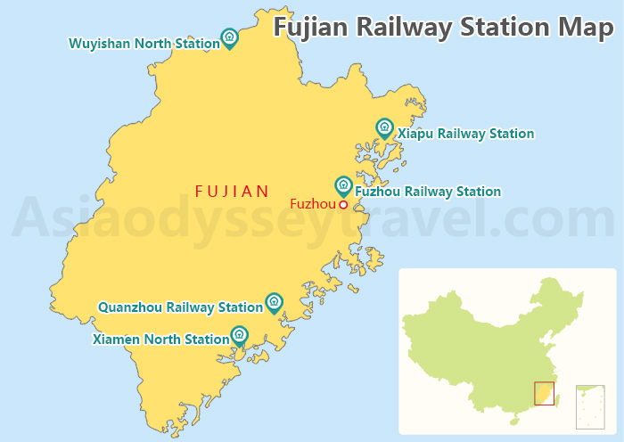 Fujian Map: Map of Fujian Province China (2025)