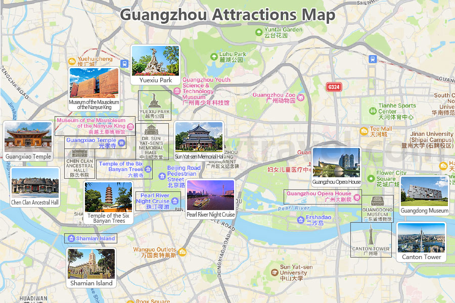 guangzhou Guangdong china map